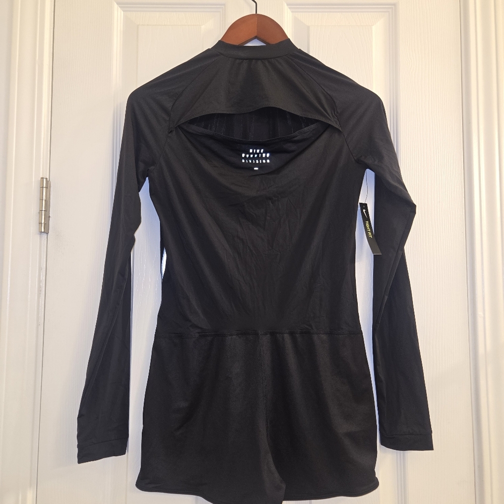 Nike Women’s Power Running Bodysuit Run Division In: Black Size :Medium - Picture 12 of 16